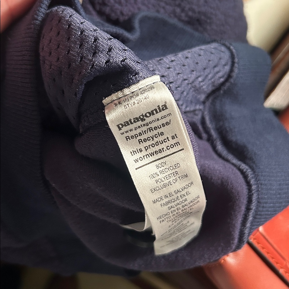 Patagonia Dark Blue Quarter Button-Up Fleece - Picture 5 of 5